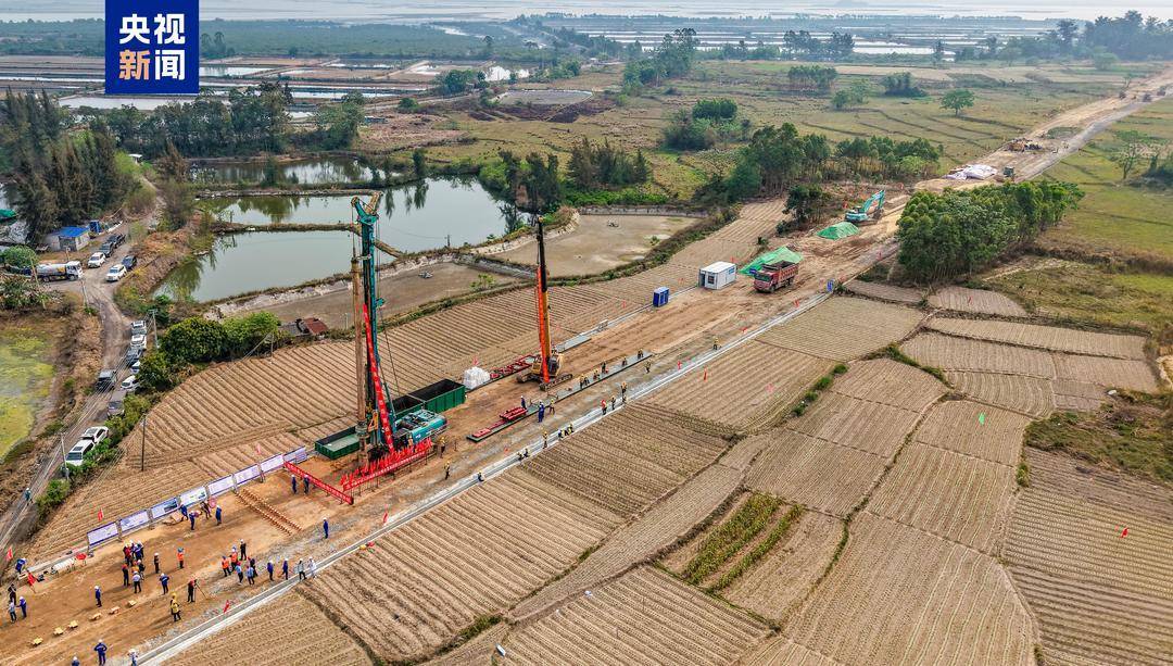預計2028年底建成通車 合湛高鐵橋梁工程正式啟動:橋梁工程